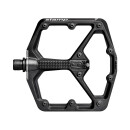 Crank Brothers Pedal Stamp 7 large Large, All Mountain, Enduro, Downhill, Freeride, Trail, Crank-System, 9/16", Aluminum, Black