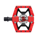 Crank Brothers pedal Double Shot 3 MTB, all-round, city, crank system, 9/16", aluminum, red