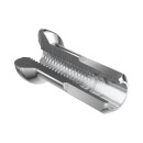 Nipplo DT Swiss in alluminio con filettatura da 2,0 mm, lunghezza 12 mm, argento, 100 pezzi