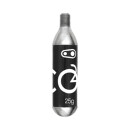 CrankBrothers CO2 cartridges 25g, 2 pieces, silver