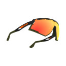 RudyProject Defender lunettes black matte-olive-orange, multilaser orange