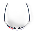 Lunettes RudyProject Defender white gloss-fade blue, multilaser ice