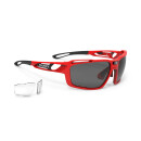 RudyProject Sintryx Brille fire red gloss, smoke+transparent