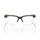 100% Sportcoupe glasses soft tact cool gray, photochromic clear-smoke lens