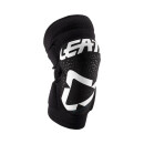 Leatt Knee Guard 3DF 5.0 Zip nero/bianco LXL