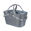 BASIL bicycle basket 2Day Classic Carry All rear BASIL 2DAY CARRY ALL REAR BASKET, HR basket, gray