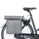 BASIL luggage carrier bag City Shopper single, gray BASIL CITY SHOPPER, bicycle shopper, 14-16L, gray