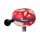 BASIL Magnolia bicycle bell bicycle bell, 80mm Ø, red