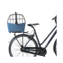BASIL Fahrradkorb Dog MIK hinten Gepäckträgerkorb Dog MIK, blau (ohne Gitter