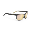 Rudy Project Soundrise glasses black matte ice gold pattern, multilaser gold