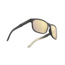 Rudy Project Soundrise Brille black matte ice gold pattern, multilaser gold