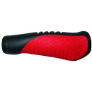 SRAM handlebar grips Comfort 133mm pair red / black