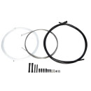 SRAM shift cable kit SlickWire Road & MTB 4mm 2x 2300mm 1.1mm coated, 4mm housing
