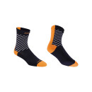 BBB Socken Thermofeet schwarz-orange 35-38 150mm Bund, für kalte Wetterbedingungen