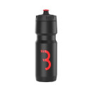 BBB Bidon CompTank 0.75l noir-rouge Résistant au lave-vaisselle, matériau PP sans BPA