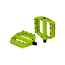 BBB Flat Pedal CoolRide neon yellow 10 pins / side, CrMo
