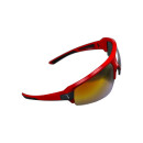 Occhiali BBB Impulse MLC, rosso lucido con lenti aggiuntive trasparenti e gialle