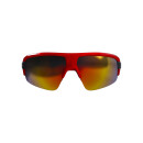 BBB Brille Impulse MLC, glanz rot mit Zusatzgläser transparent und gelb