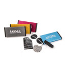 Lezyne Metal Kit Alloy Box Gold kit de réparation autocollant