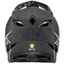 Troy Lee Designs TLD D4 Carbon Helmet w/Mips L Stealth Black/Chrome