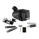 Lezyne M-Caddy Tubeless Kit Black RAP II 19 CO2 w/ 2x 20g, Neoprene Sleeve, Classic Tubeless Kit, Power Levers