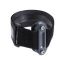 BBB universal holder mounting bidon holder gray rubber mounting surface, wide Velcro