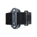 BBB universal holder mounting bidon holder gray rubber mounting surface, wide Velcro