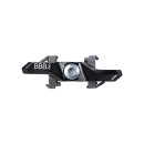 BBB Pédale SPD-Flat 90x60mm Alu noir optimale pour MTB/Gravel/CX