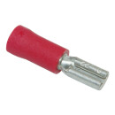 Shimano flat plug Ø1.5 mm 2.8 mm insulated red