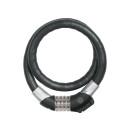 Antivol à câble blindé Abus Raydo Pro 1460/85 Code avec support TexKF noir