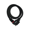 Abus spiral cable lock Phantom 8950/180 with holder TexFL black
