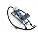 SKS foot pedal pump Picco steel AV blue