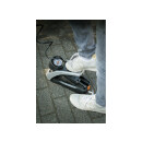 SKS foot pedal pump Airstep aluminum/plastic Multi Valve with pressure gauge black-silver