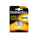 Duracell battery CR2016 3V lithium button cell blister pack of 2