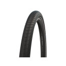 Schwalbe tire Big Apple 28x2.00 Rigid with reflective stripes black