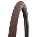 Schwalbe tire Fat Frank 28x2.00 Rigid with reflective stripes brown