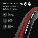 Vittoria tire Rubino Pro G2.0 700x25c folding red-black