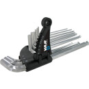 VAR professional Allen key set CL-17800 1.5/2/2.5/3/4/5/6/8 and 10mm