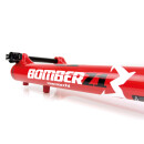 Forcella Marzocchi Bomber Z1 27,5" 180 Grip Sweep-Adj 15QRx110 15 T rosso lucido 44 R