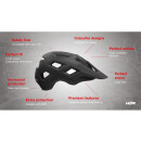 LAZER Unisex MTB Coyote MIPS helmet matte full black S