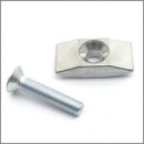 Pletscher center support bipod metallic silver 28-29"
