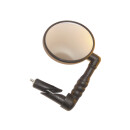 Rear-view mirror attachment to handlebar end round Q75 mm