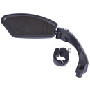 Oval rear-view mirror Left handlebar mounting