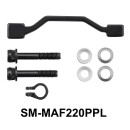 Adattatore Shimano SM-MA Standard>Boxxer 203 mm con viti/filo