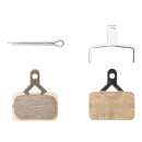 Shimano brake pads E01S metal with spring and clip Pair of blister packs