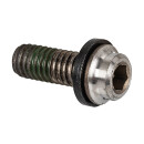 Shimano mounting bolt BR-M987 M6x14.6 for wire with washer.