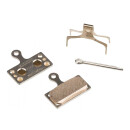 Shimano brake pads G04TI metal with spring and clip Pair...