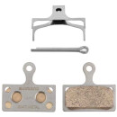 Shimano brake pads G04TI metal with spring and clip Pair of blister packs