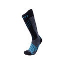UYN Man Ski Comfort Fit Socks medium gray melange / azure...