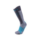 UYN Lady Ski Comfort Fit Socks grey / turquoise 41-42